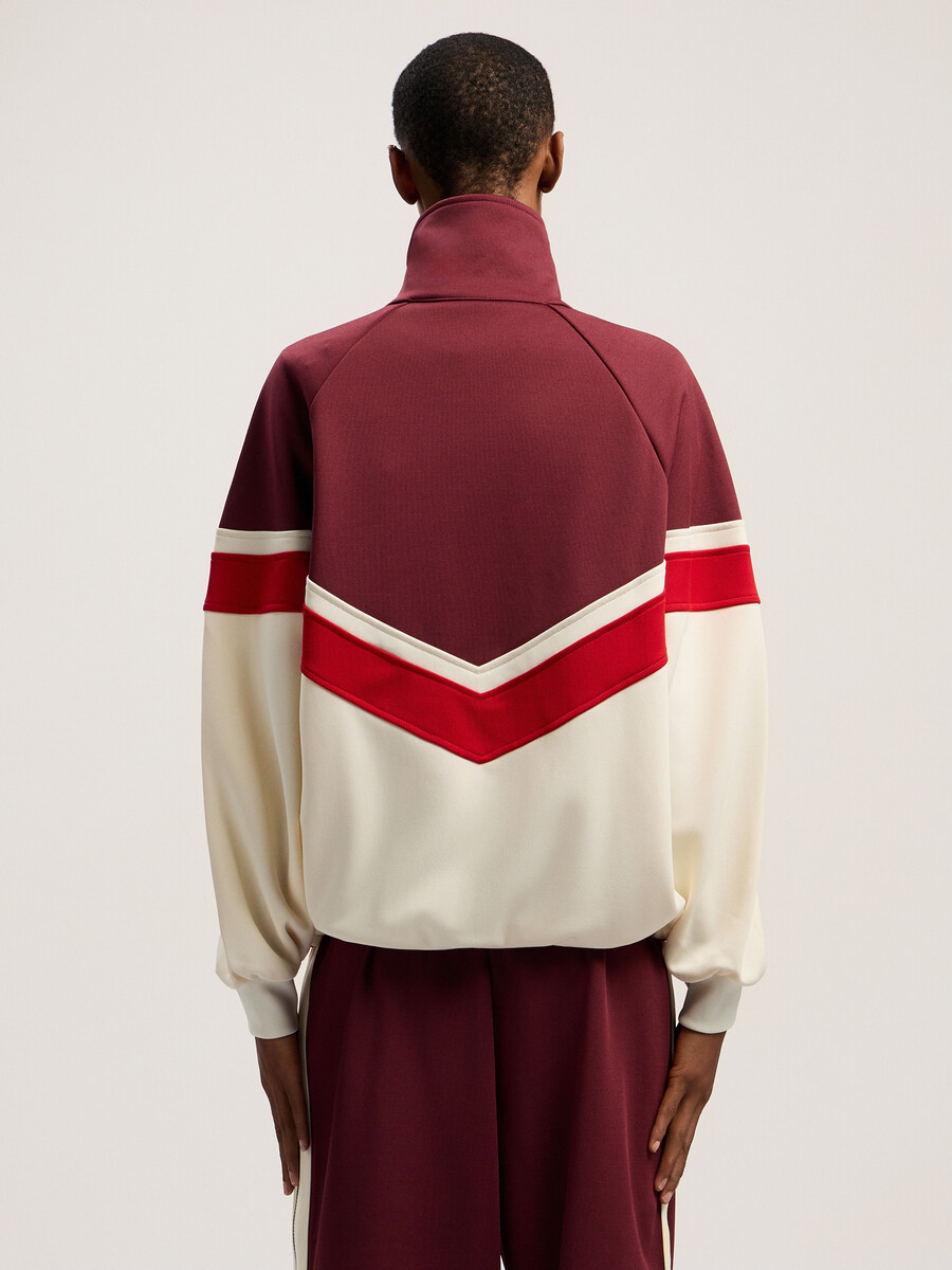 colorblock anorak track jacket
